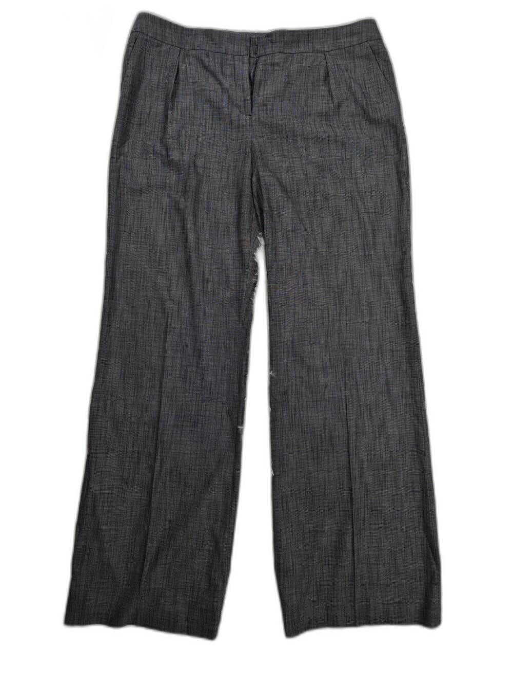 Womens Halogen Taylor Fit Dress Pants Gray Size 14